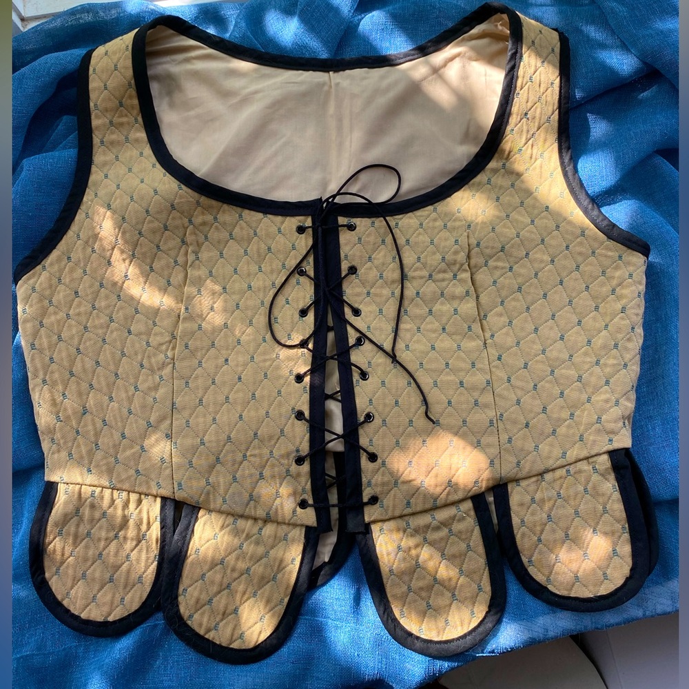 handmade renaissance bodice